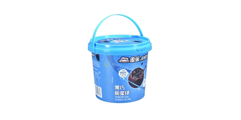 Baldes De Chocolate De Plástico IML Redondo 1.2l